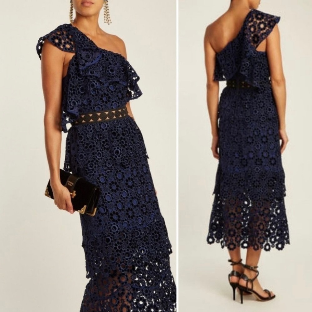 Self Portrait lace dress size US 0